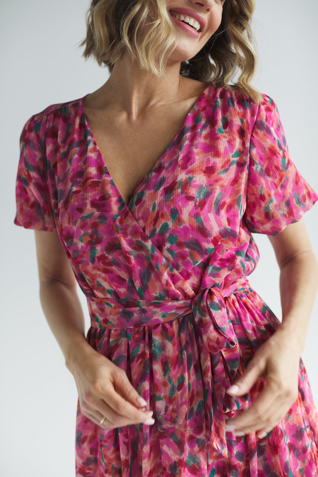 Chiffon maxi dress for communion or wedding