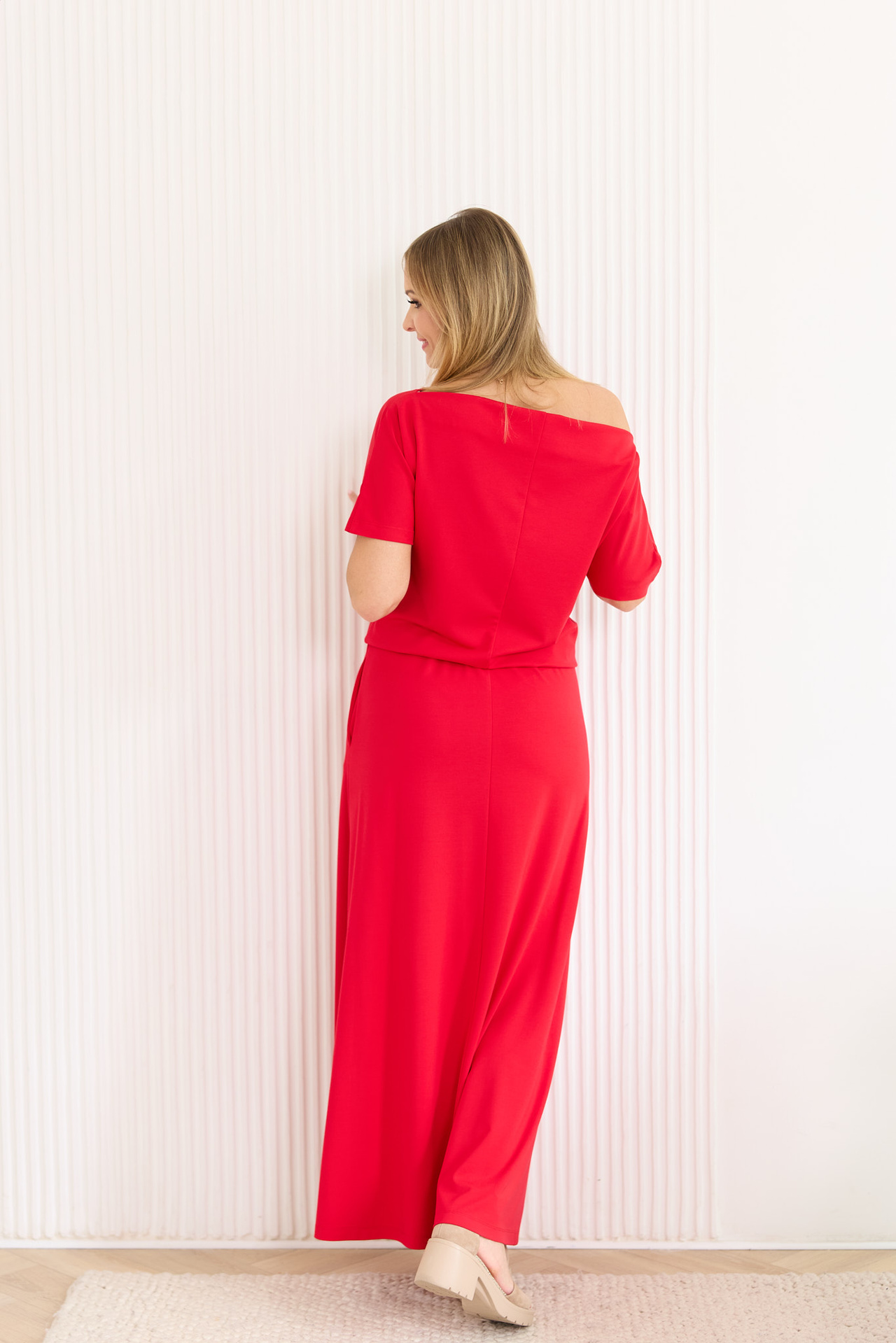 Long knitted summer dress Morgan Light