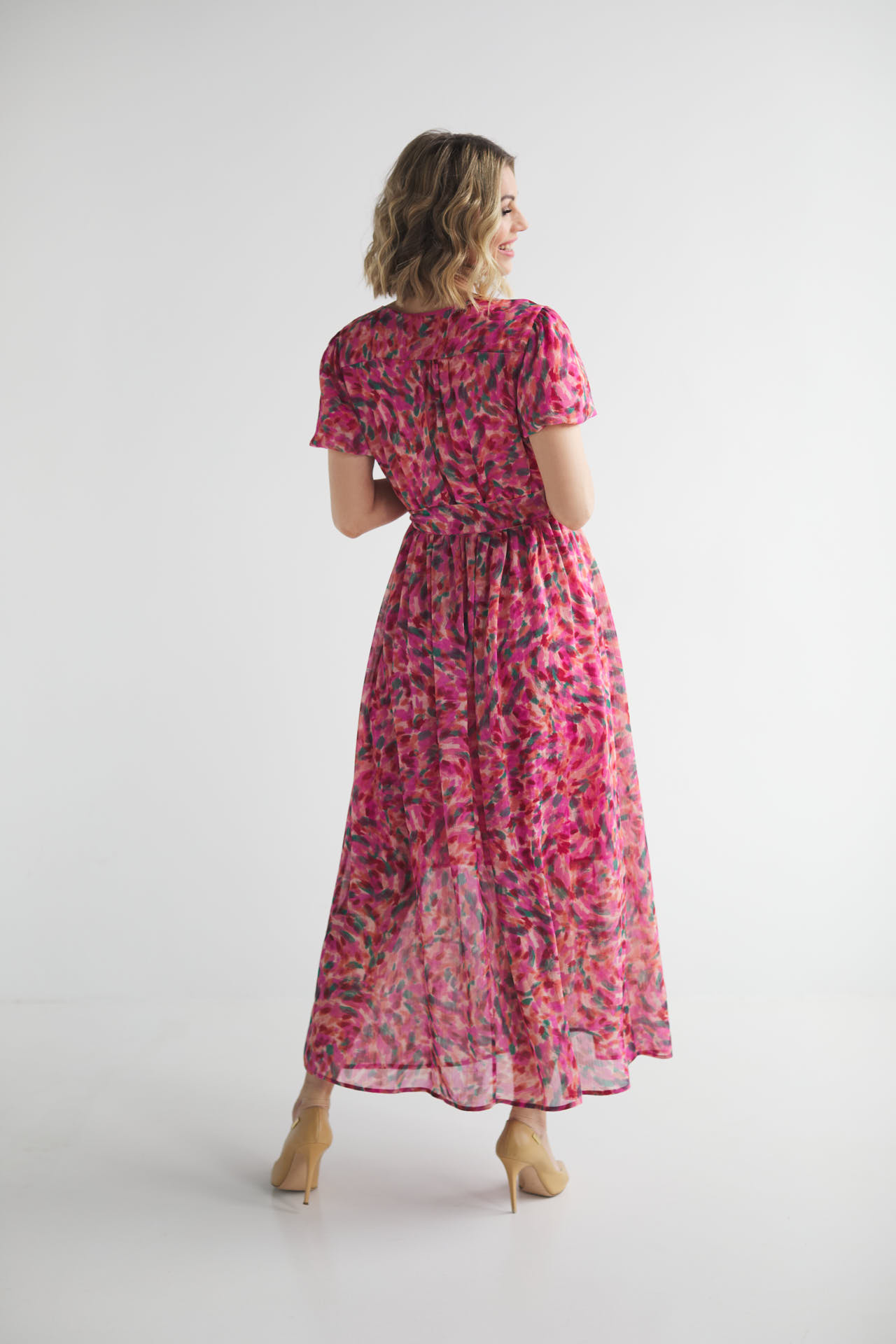 Chiffon maxi dress for communion or wedding