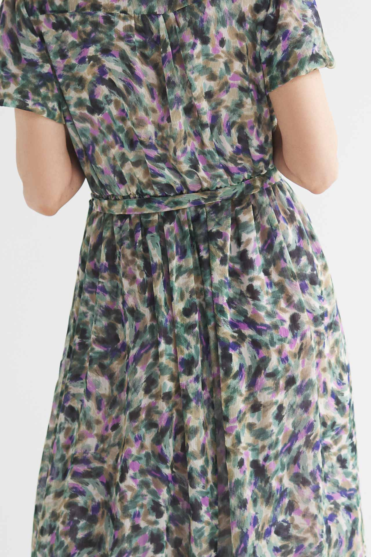 Szyfonowa sukienka maxi na komunię lub wesele