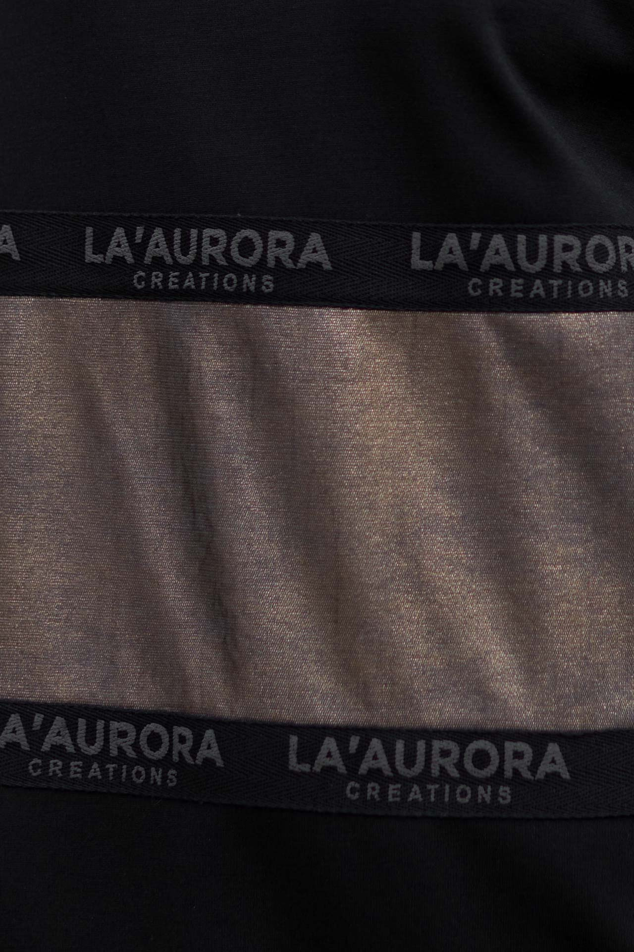 Czarny elegancki komplet bluza + spodnie z ozdobnymi taśmami