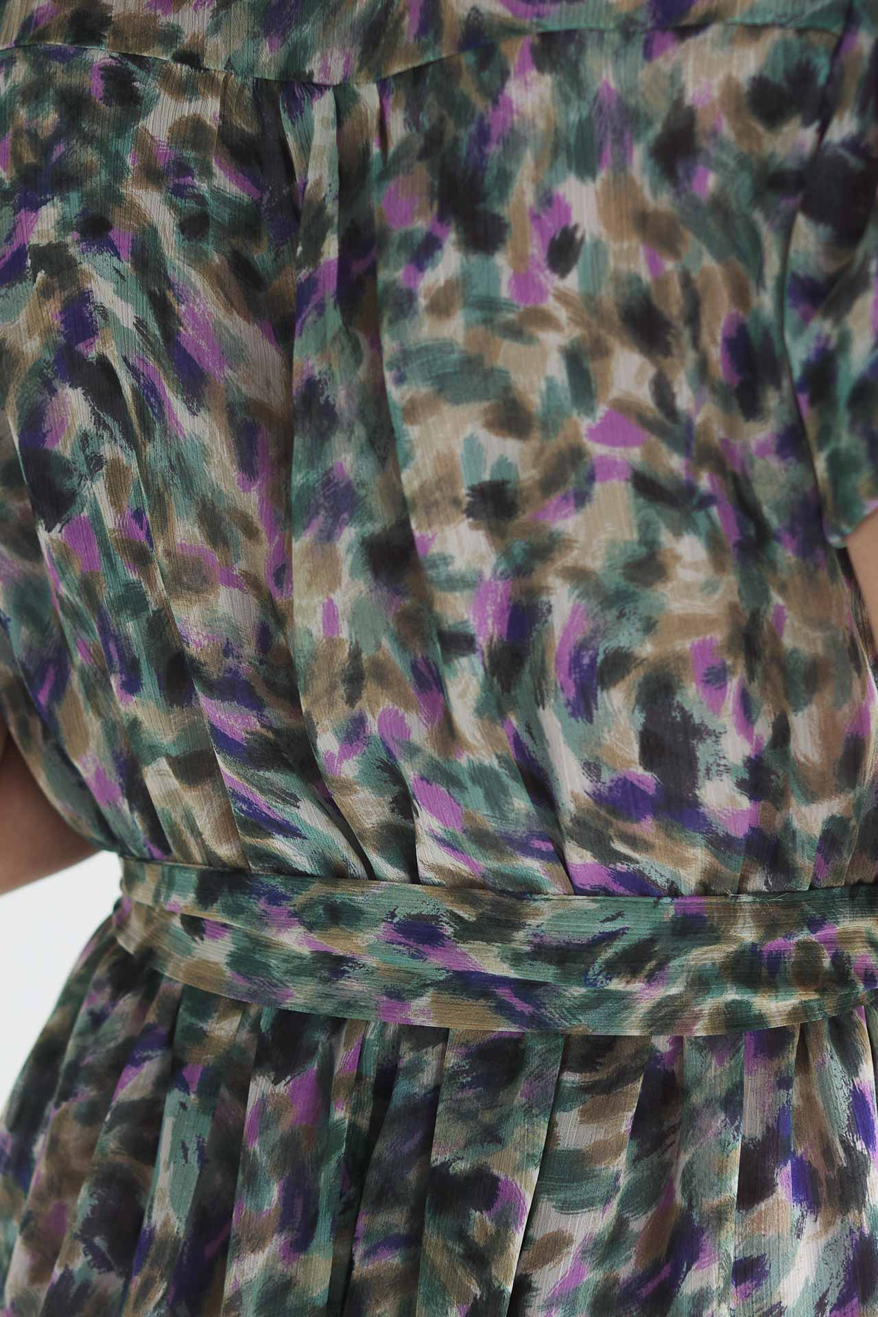 Szyfonowa sukienka maxi na komunię lub wesele