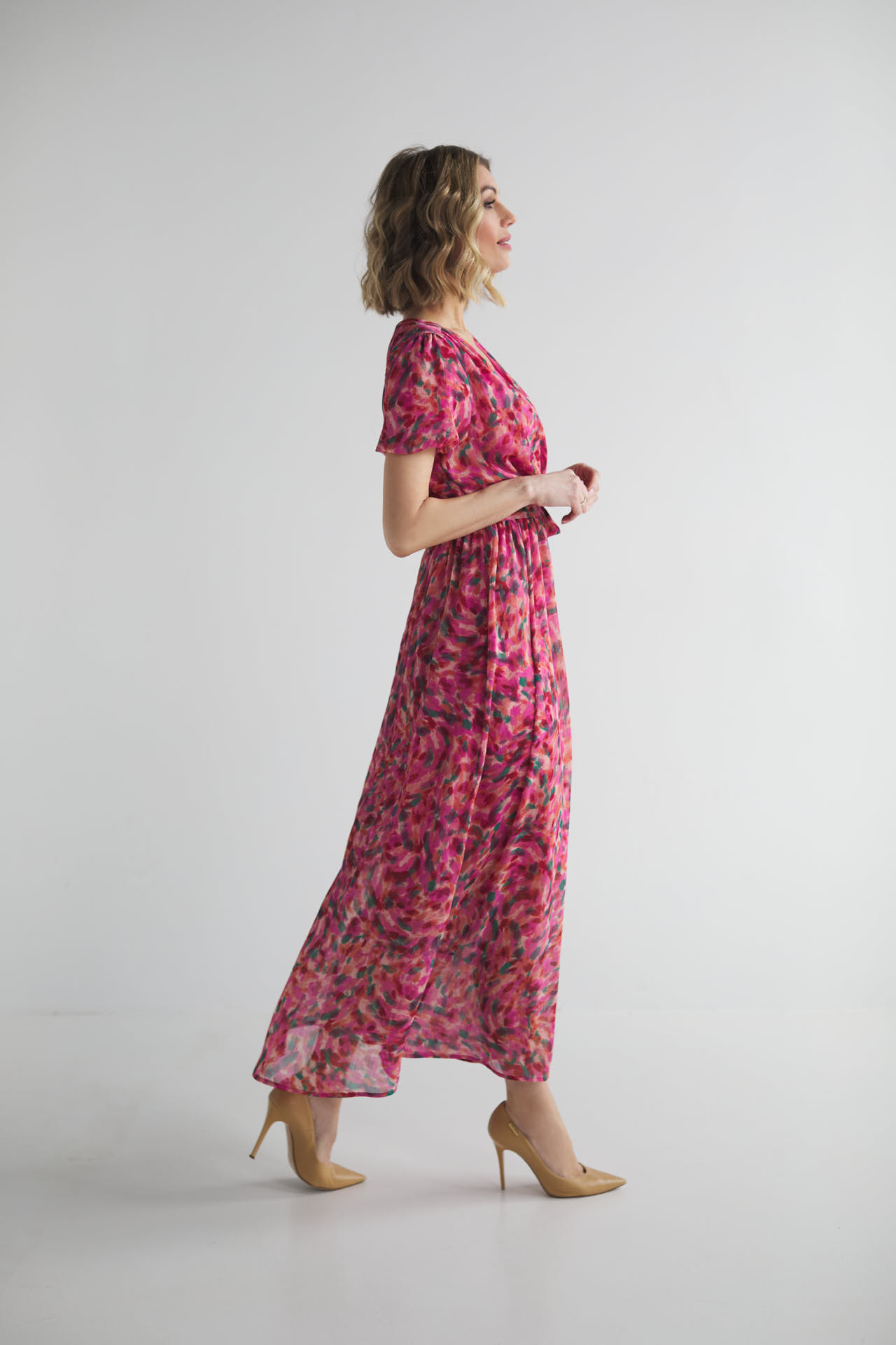 Chiffon maxi dress for communion or wedding