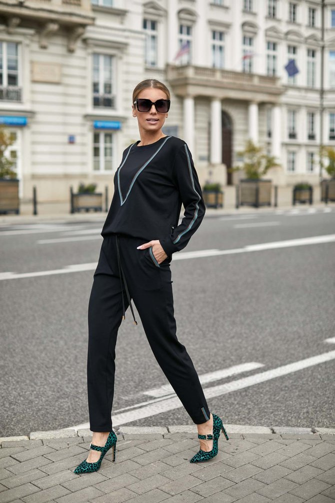 elegancki komplet (bluza+spodnie)